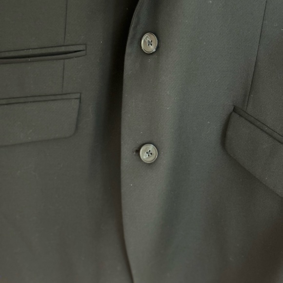 KENNETH COLE men’s Dark Navy sport Jacket. Size 43L.  100% wool. - Picture 3 of 7